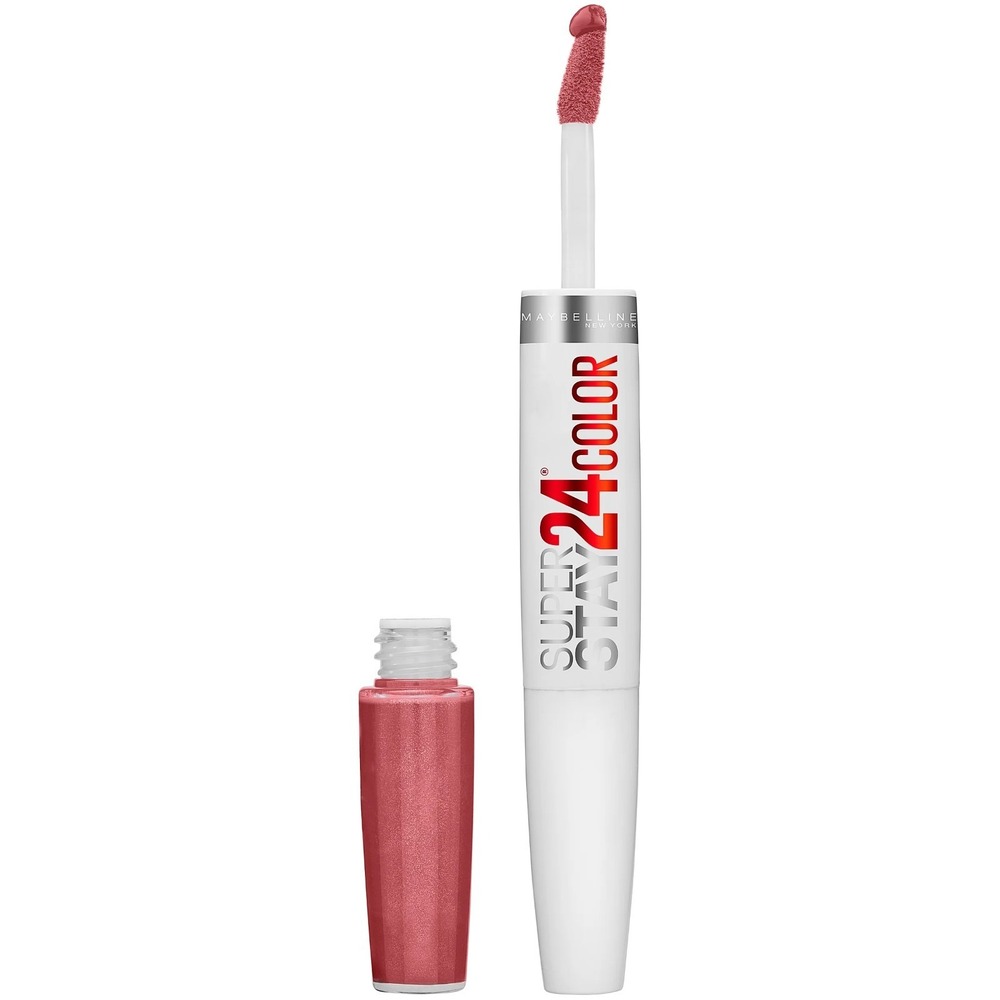 Maybelline Super Stay 24 Liquid Lipstick Forever Chestnut 2-Step Longwear Makeup